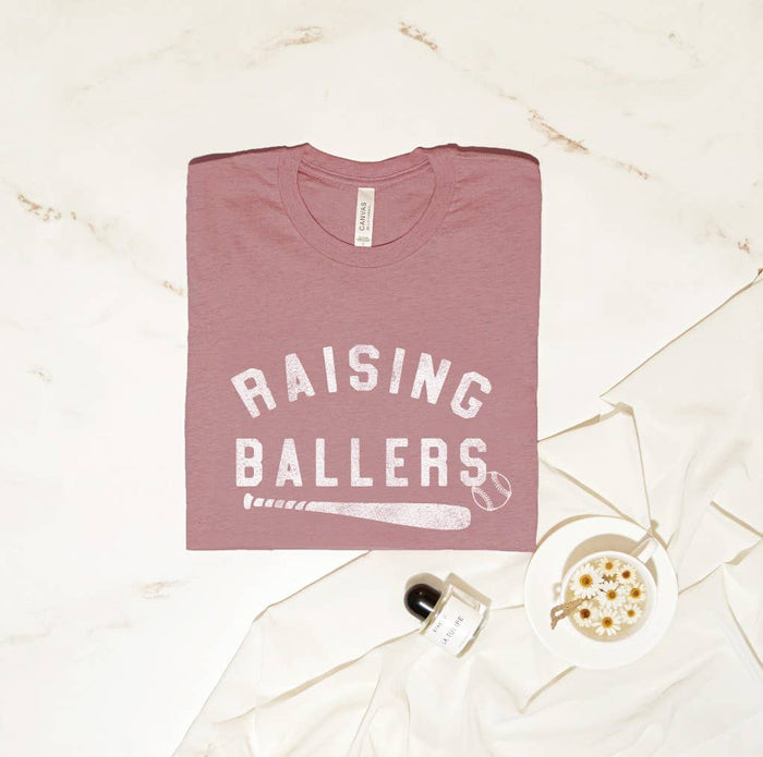 RAISING BALLERS Graphic T-Shirt