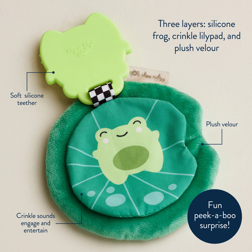 Crinkle Frog Teether