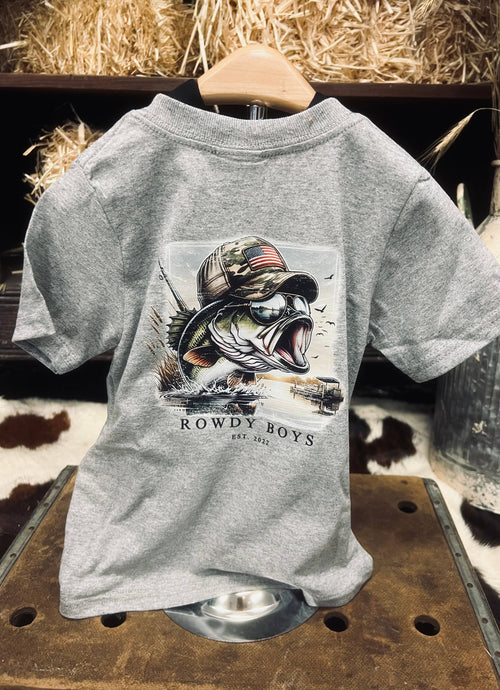 American Flag Bass Toddler Tee