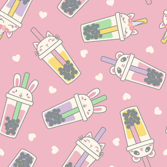 Cats & Boba Dress