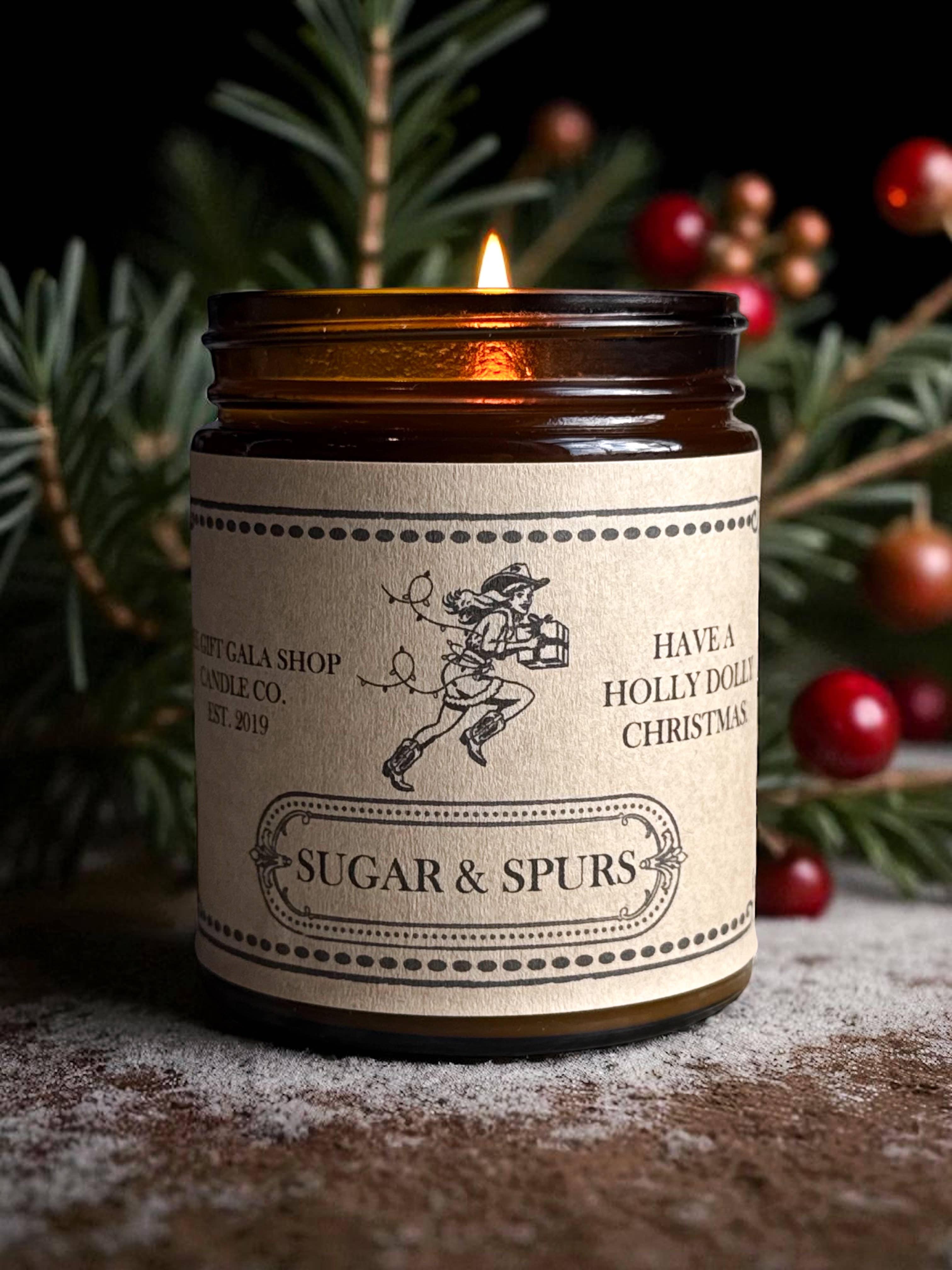 "Sugar & Spurs” Western Candles