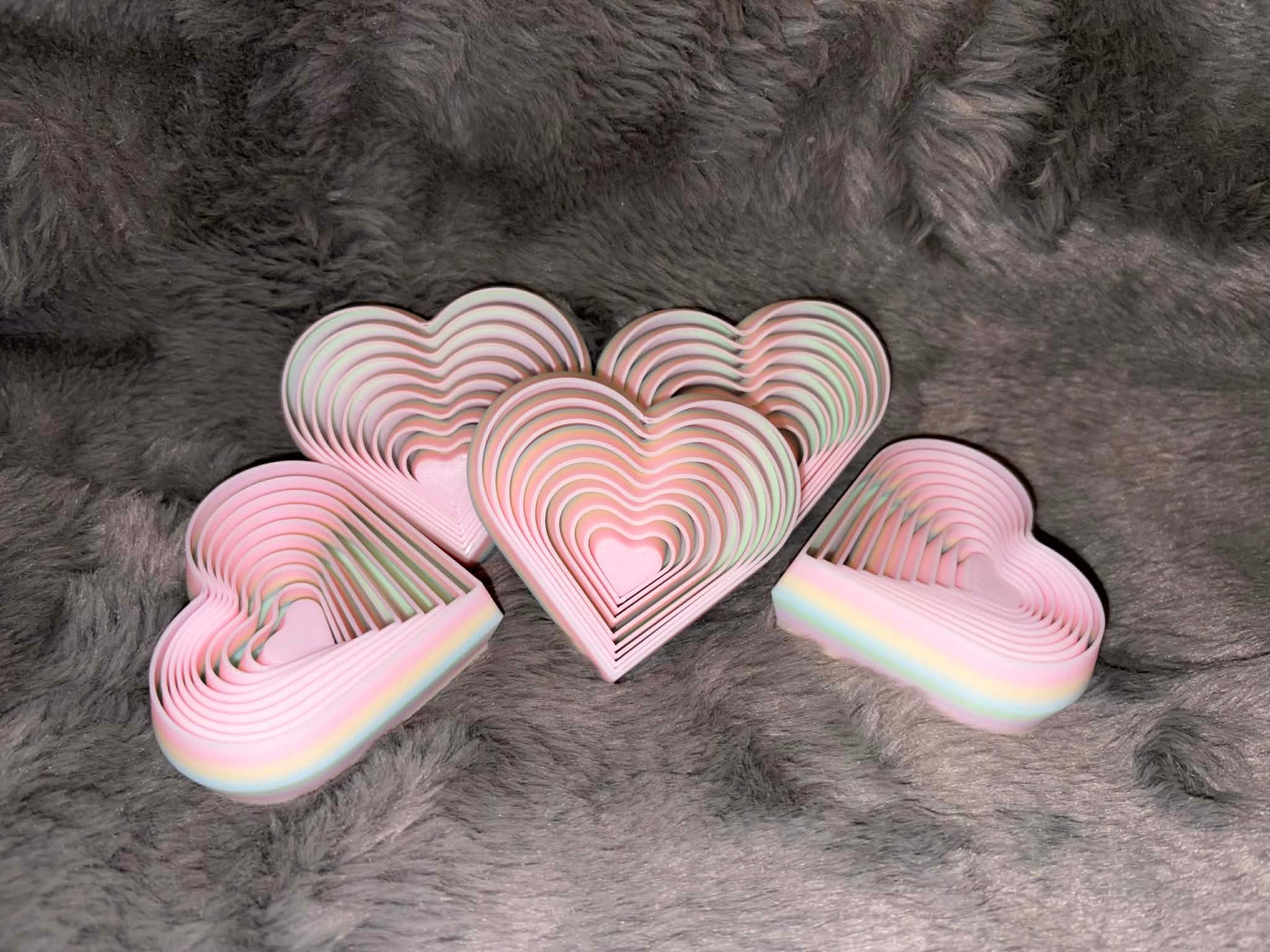 Rainbow Heart Fidget