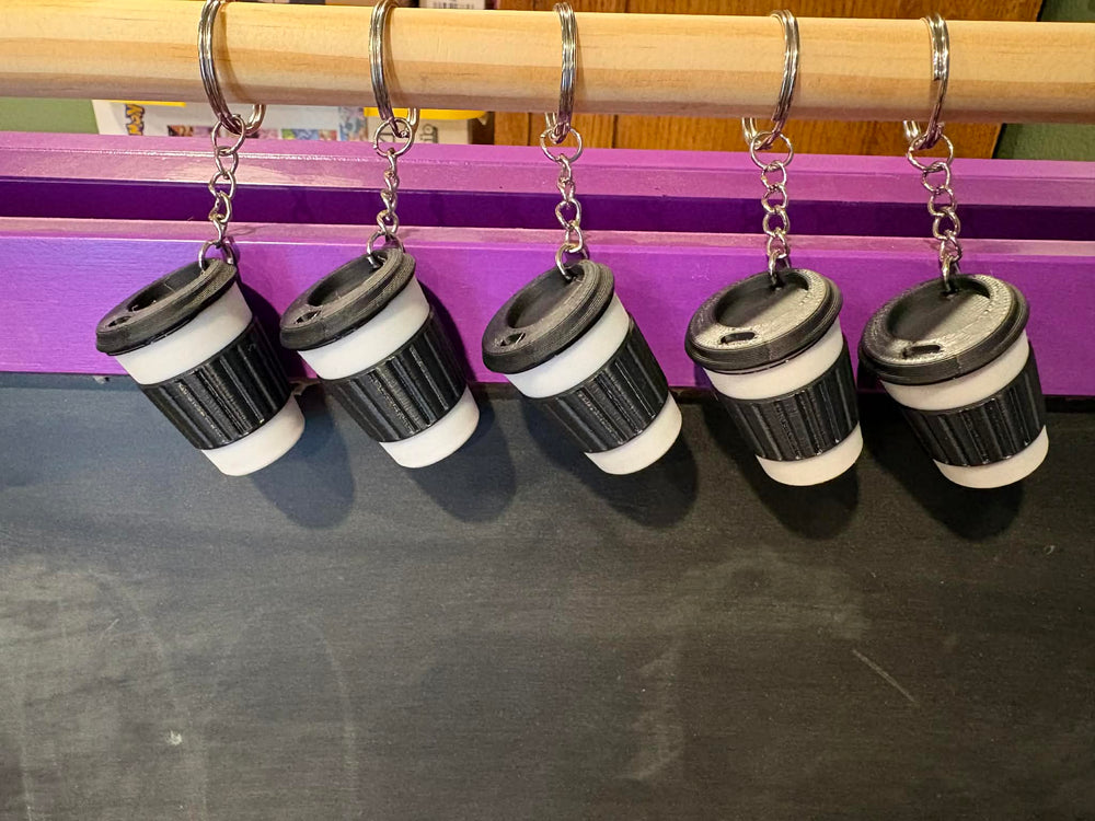 Coffee Cup Keychain