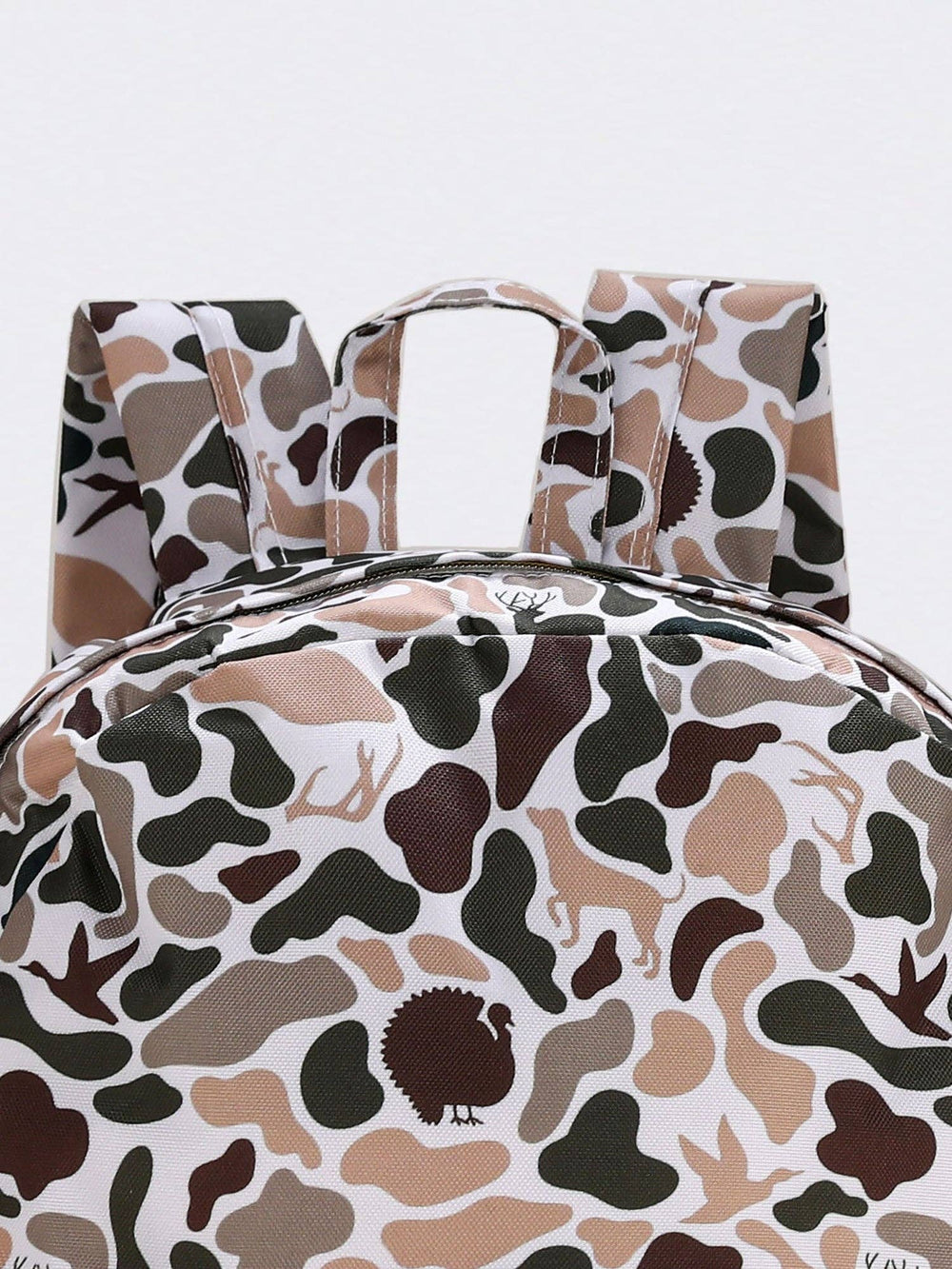 Deer Hunting Print Canvas Backpack