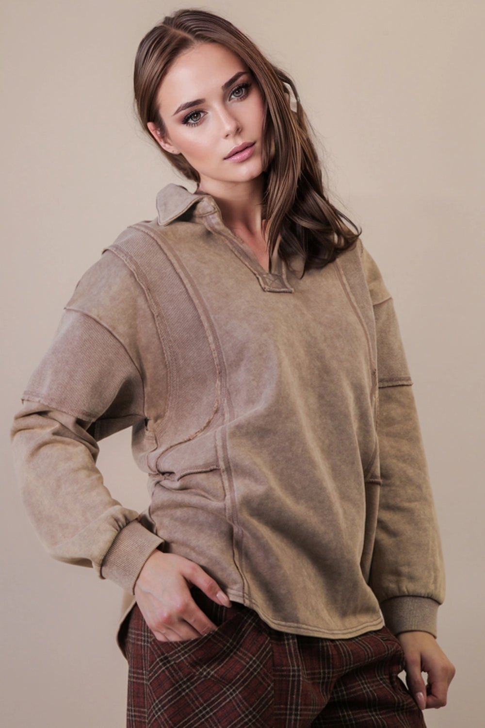 Oversized French Terry Top