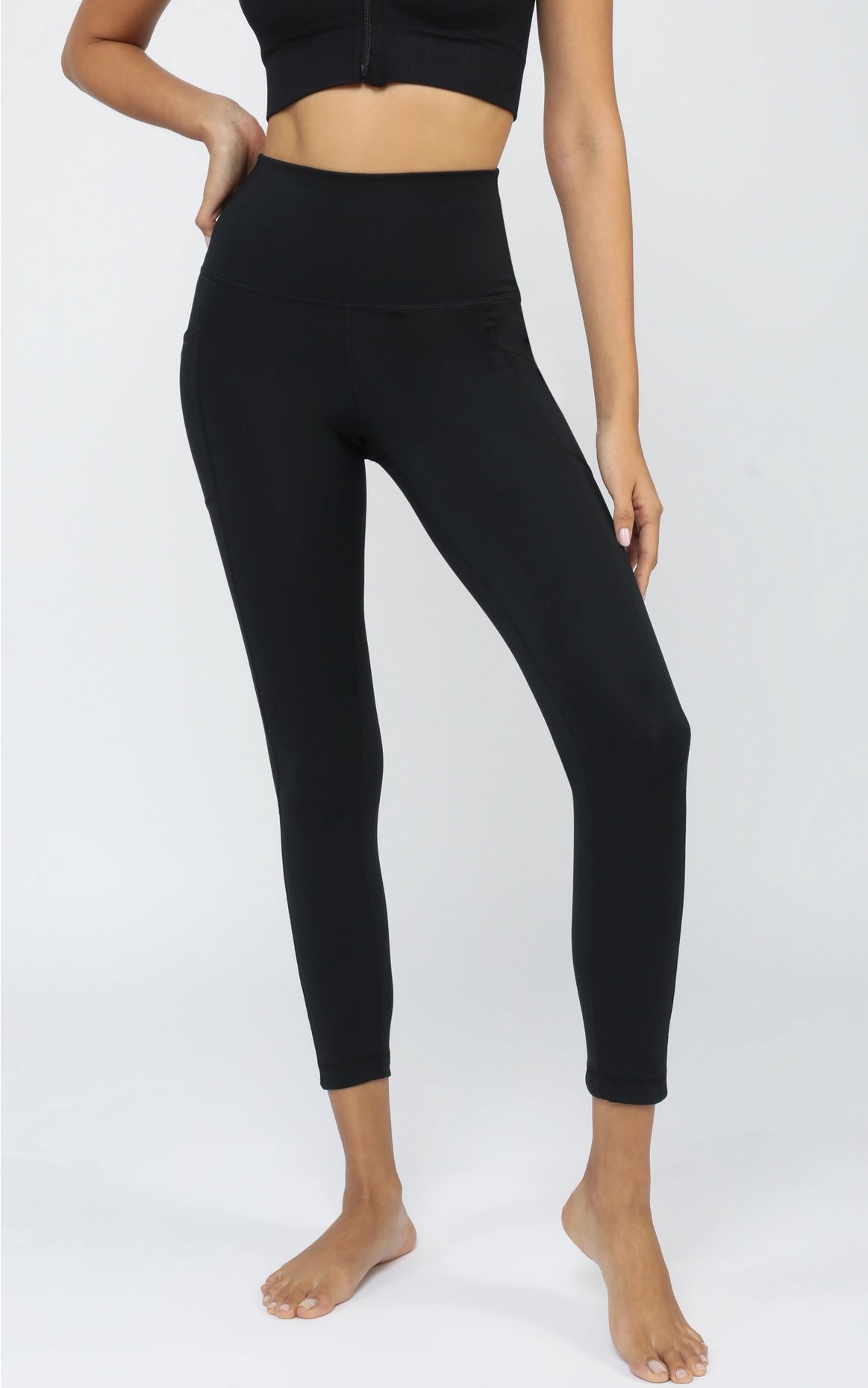 90 Degree By Reflex - Women's Side Pocket Ankle Leggings