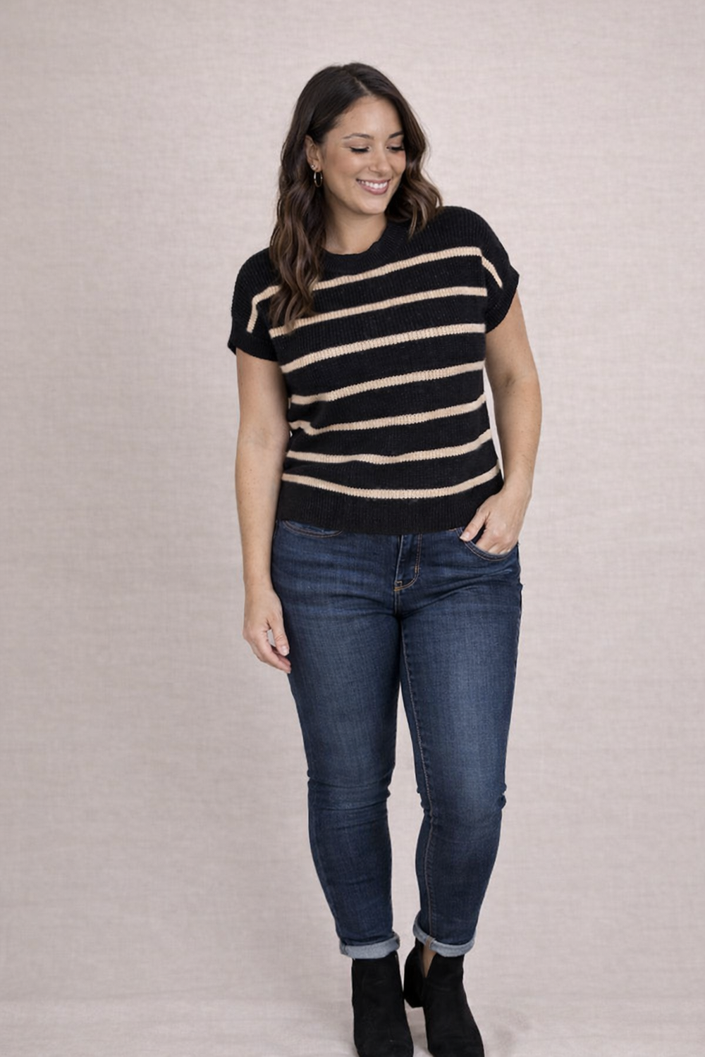 Striped Sweater Top