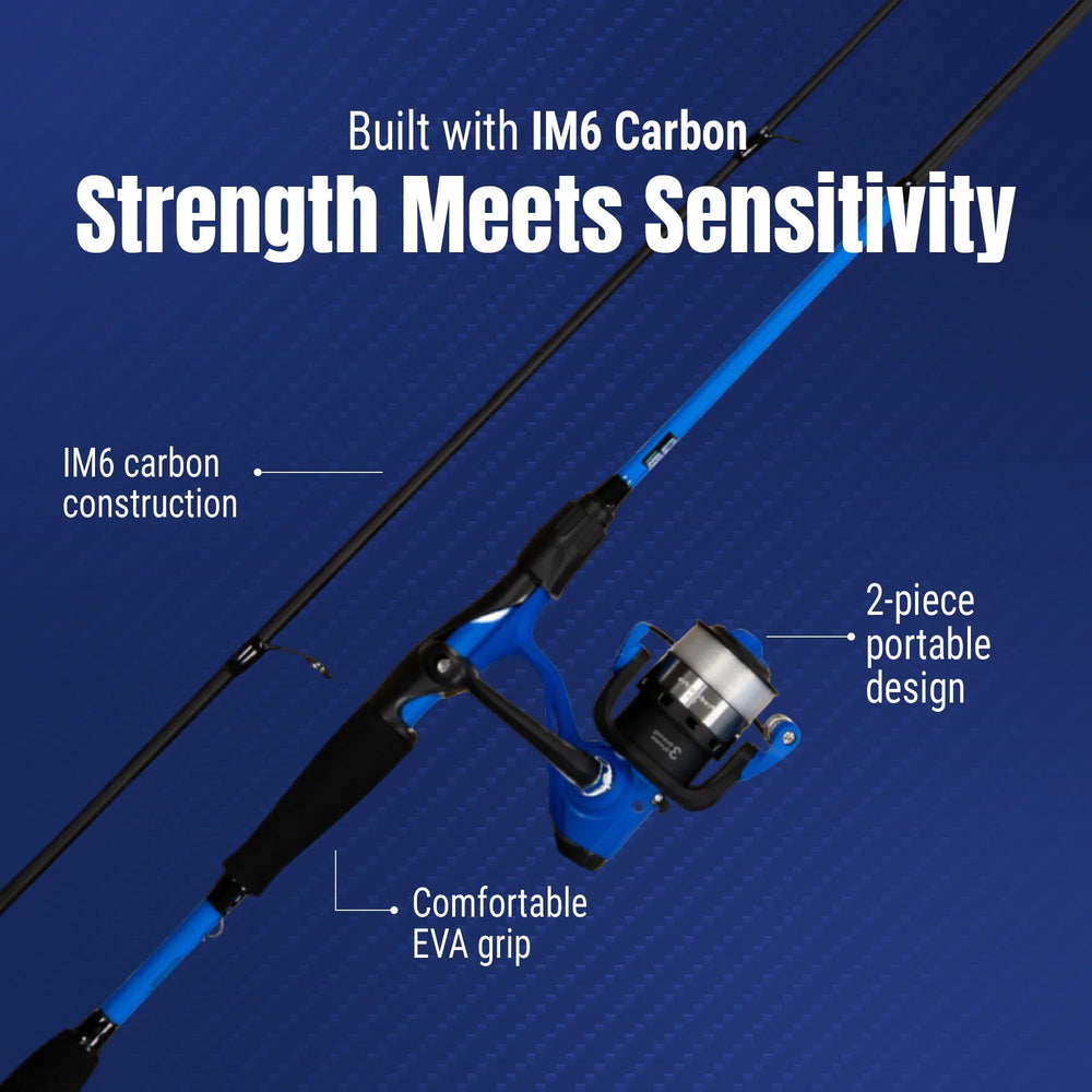 Reaction Tackle Fishing Rod and Baitcasting Reel Combo - Big Bite - NEW