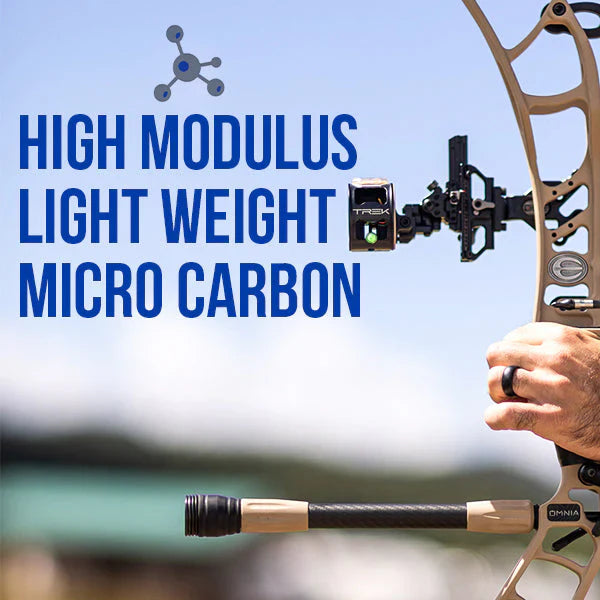 ELITE CARBON MICRO STABILIZER 8"- Black