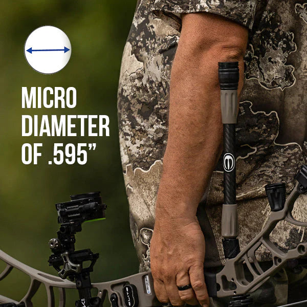 ELITE CARBON MICRO STABILIZER 8"- Black