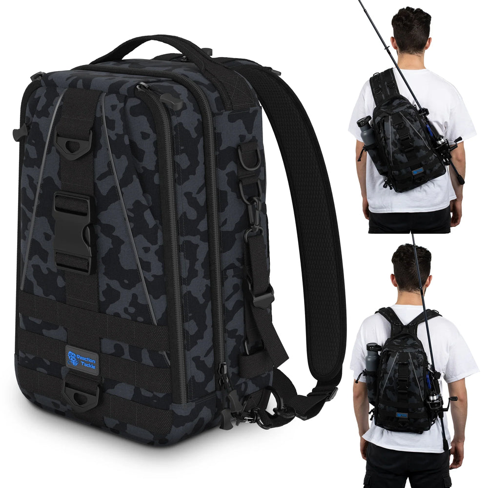 Reaction Tackle Fishing Tackle 2-in-1 Sling Bag/Backpack