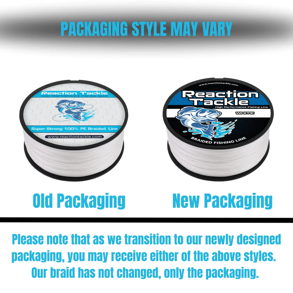 Reaction Tackle Braided Fishing Line - Aqua Camo