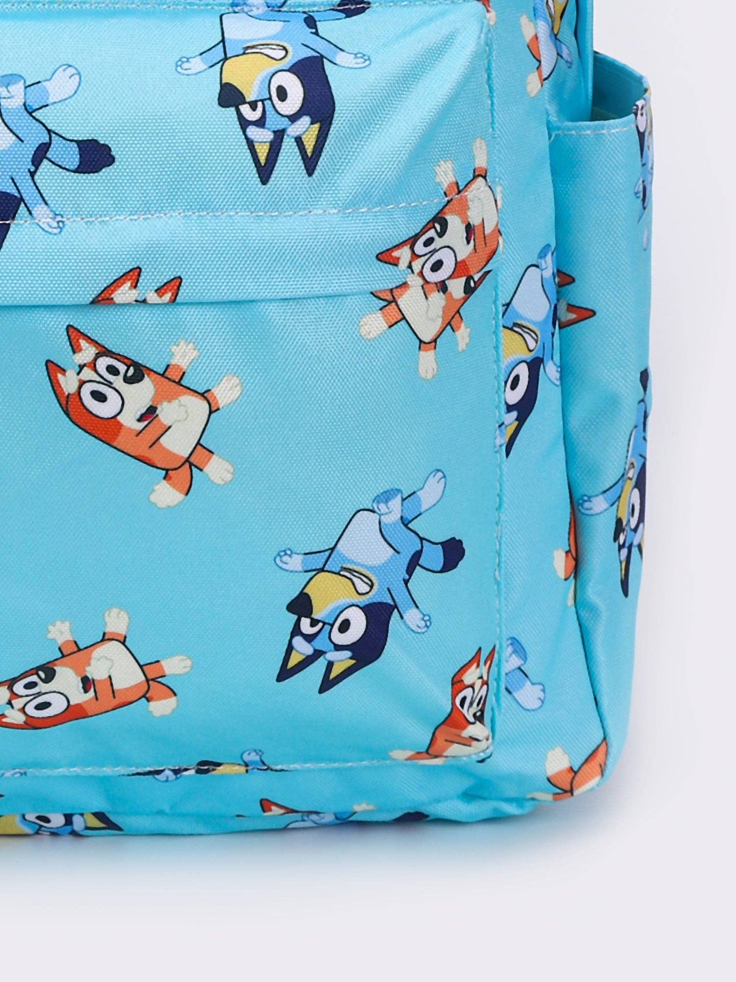 Blue Character Printed Backpacks