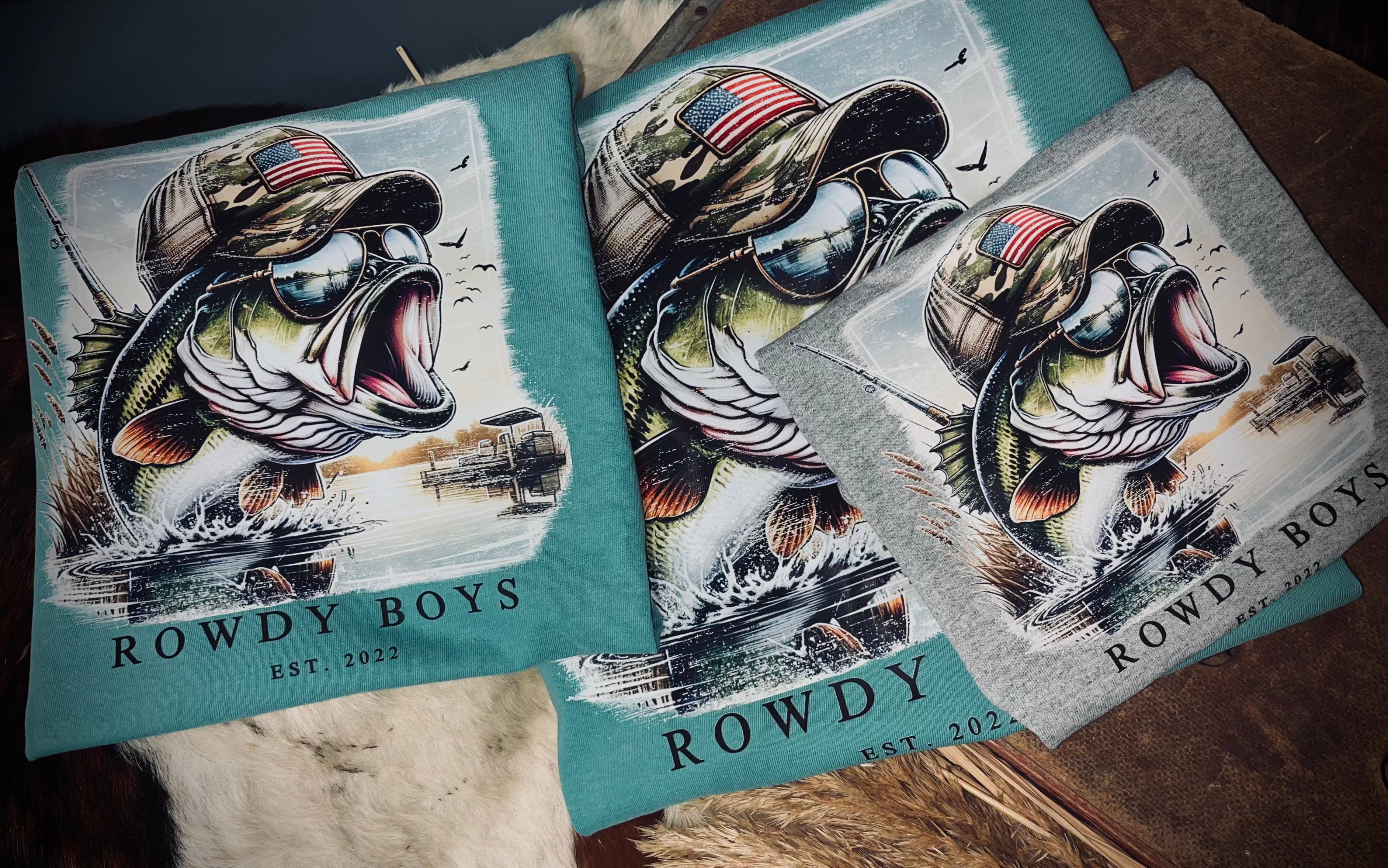 American Flag Bass Toddler Tee