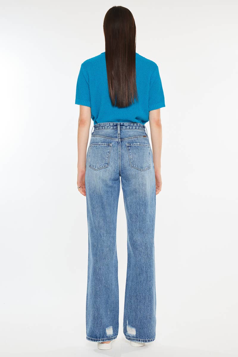 HIGH RISE 90’S CRISS CROSS STRAIGHT
