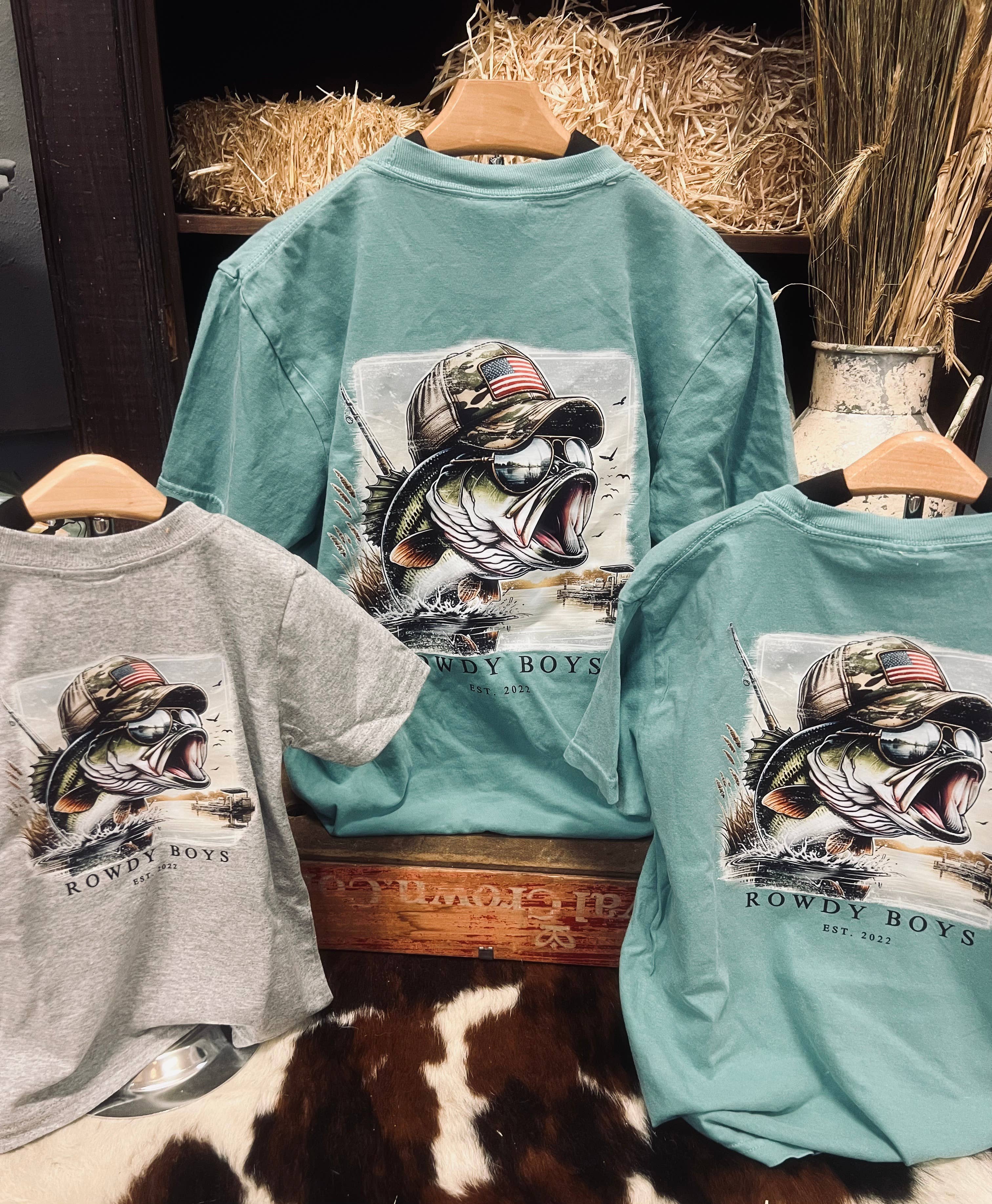 American Flag Bass Toddler Tee