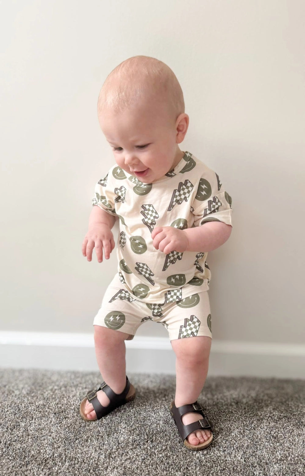 Electric Smiles Bamboo Short Set