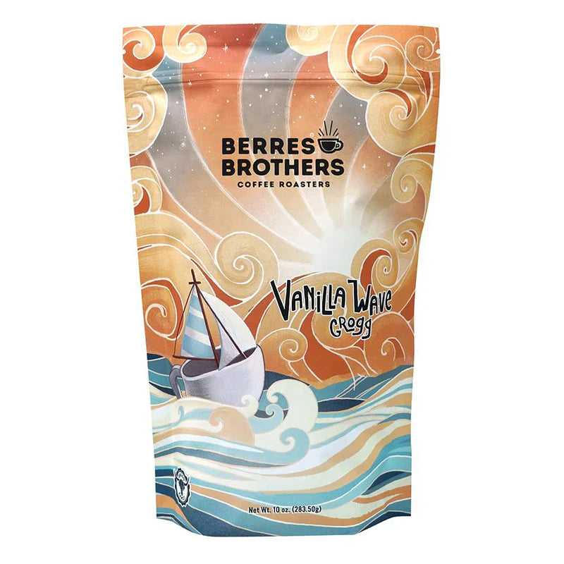 Vanilla Wave Grogg Flavored Coffee- 10oz, Regular, Ground