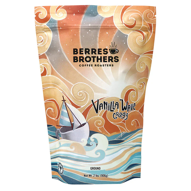 Vanilla Wave Grogg Flavored Coffee- 10oz, Regular, Ground